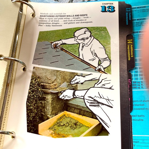 Vintage 1972 The Complete Family Home Repair Book / Binder - Picture 8 of 9